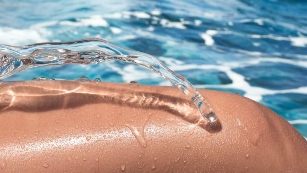 Agua estructurada y agua de mar importancia en la piel y el cuerpo