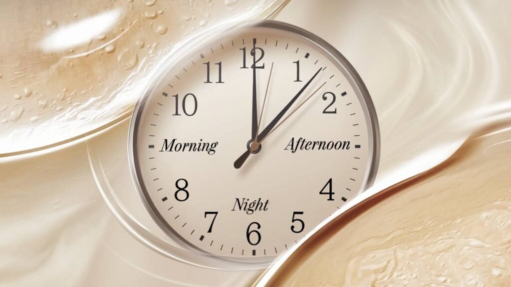 Conoces las horas mas importantes para tu piel